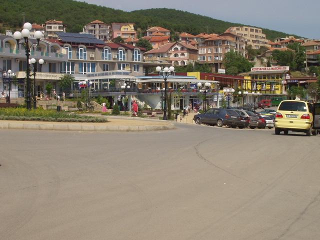 The villlage square taken from the south west corner