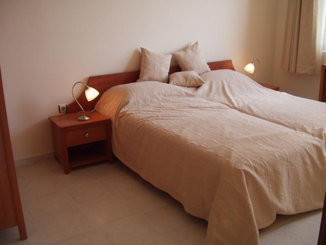 These are single beds and can be pushed apart